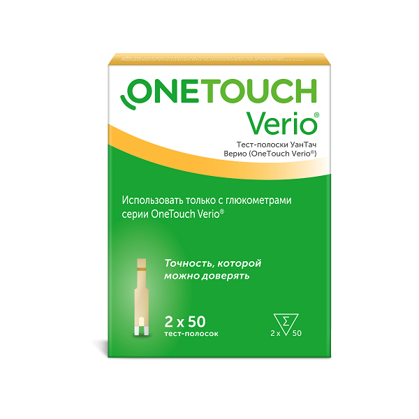 OneTouch тест-полоски Verio