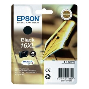 Epson Картридж Epson T1631 16XL Black черный C13T16314010