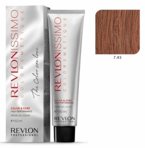 Revlon Professional Revlonissimo Colorsmetique Краска для волос оттенок 7-45 (блондин медно-махагоновый)