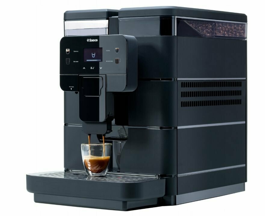 Автоматическая эспрессо-машина Saeco Royal Black + кофе в подарок / 9J0060 - фотография № 2