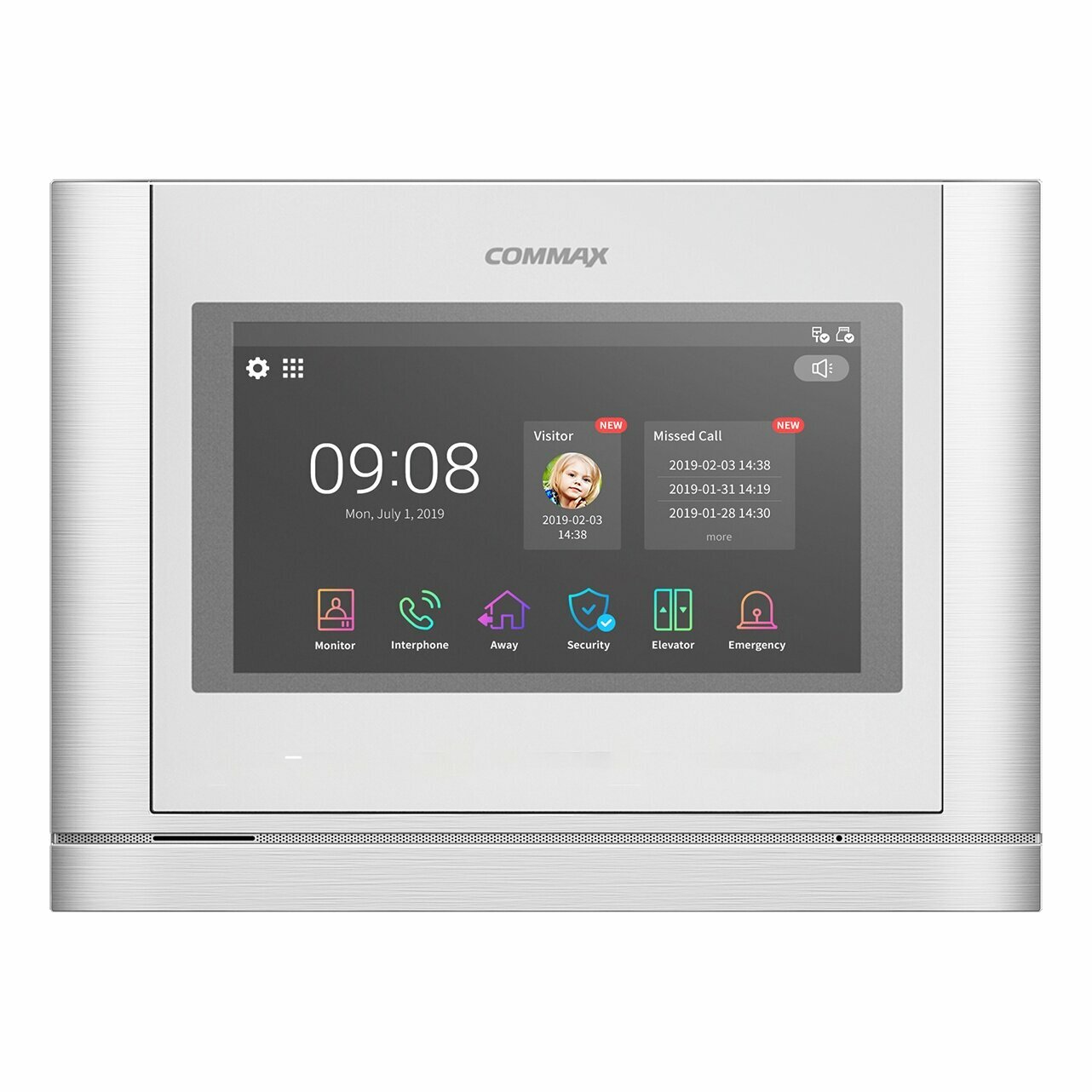 Commax CIP-710M(AC) Монитор цветной IP видеодомофона цвет Белый