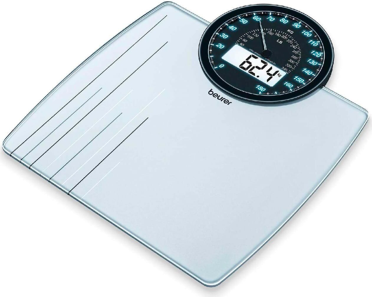 Весы напольные электронные Beurer GS58 макс.180кг белый