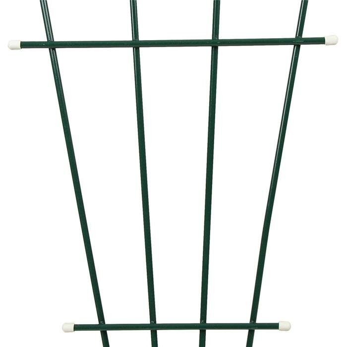 Шпалера, 180 × 61 × 1 см, металл, зелёная - фотография № 2