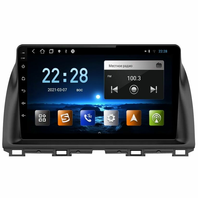 Магнитола CRS-300 M100S Mazda CX-5 2011-2016 - Android 11 - Память 2+32 - IPS