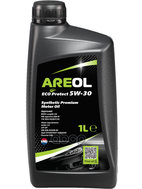 AREOL Areol Eco Protect 5W30 (1L)_ !  Acea C3, Api Sp, Vw 504.00/507.00, Mb 229.51