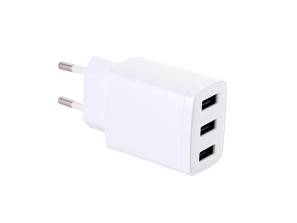 Сетевое зарядное устройство/Быстрая зарядка Baseus Compact Charger 3U 17W EU White CCXJ020102