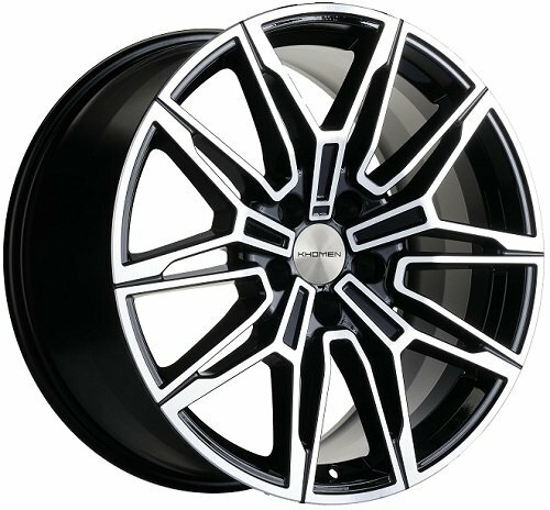 Khomen Wheels KHW1904 9.5x19 5x120 ET40 Dia72.6 Black-FP ()