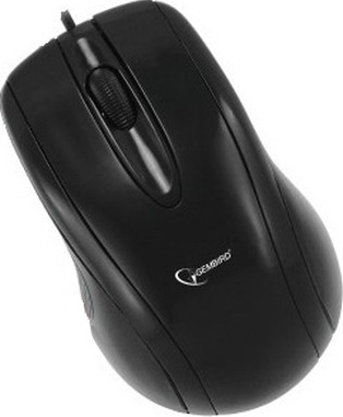 Мышь Gembird musopti8 801u, черный, USB, 800DPI .