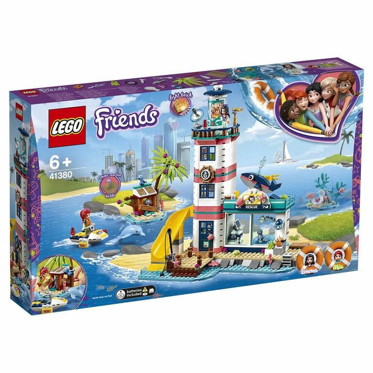 LEGO Friends Конструктор Спасательный центр на маяке, 41380