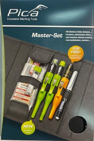 Набор карандашей и маркеров в чехле "Joiner master-set" PICA-MARKER 55010 - фотография № 1