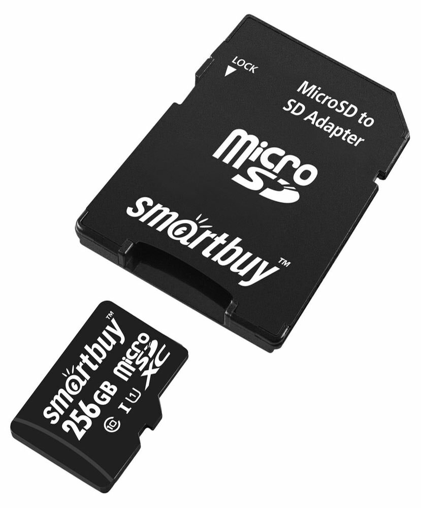 Карта памяти SmartBuy 256GB microSDXC Class 10 UHS-1