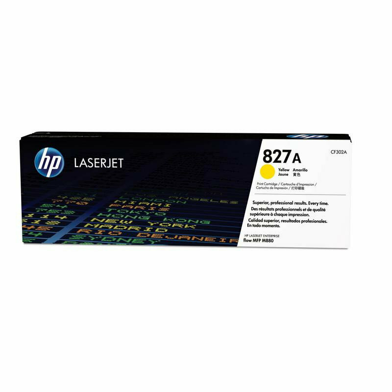 Картридж лазерный HP 827A CF302A жел. для CLJ Enterprise flow M88...