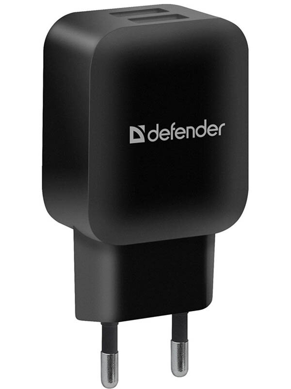 Зарядное устройство Defender EPA-13 2xUSB Black 83840