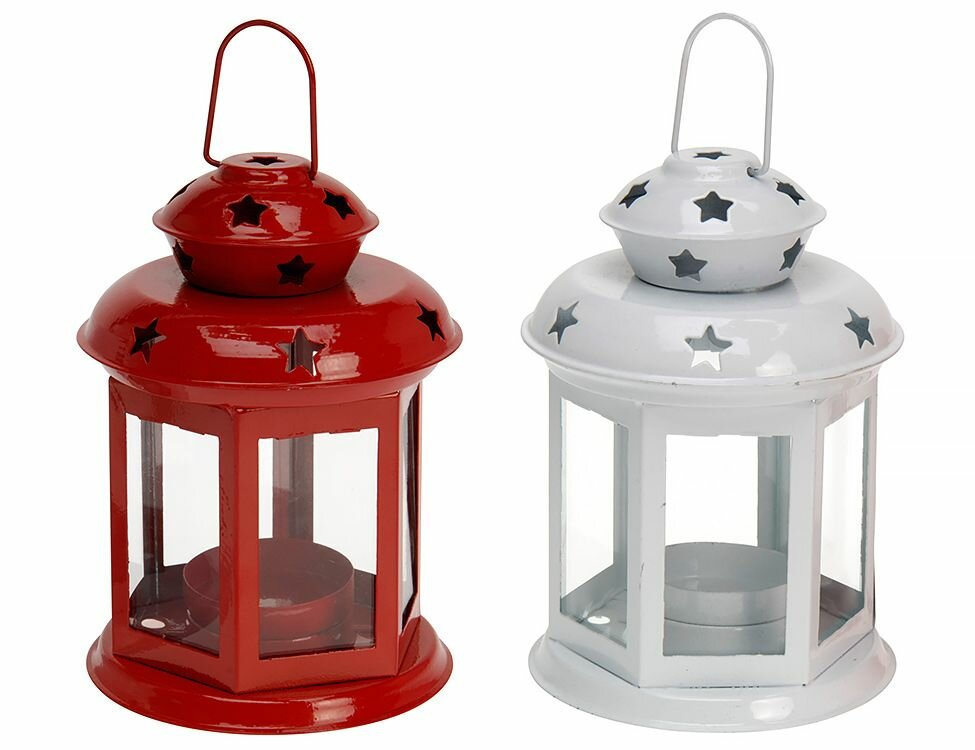 фото Фонарик звёздное волшебство, 14х9 см, красный, Koopman International