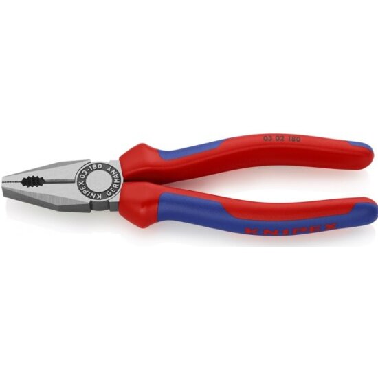 Пассатижи KNIPEX 0302180, черненые, черного цвета 180 mm