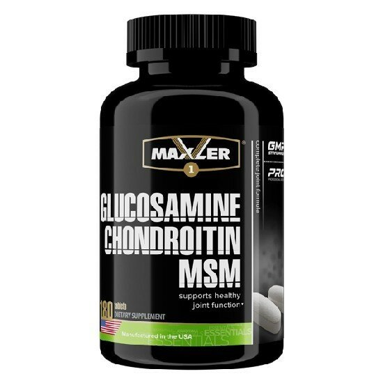 Maxler Glucosamine Chondroitin MSM tablets, 180 .