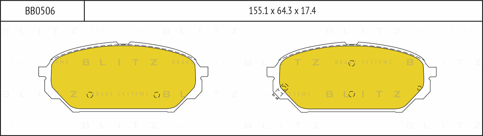 Колодки тормозные дисковые передние HYUNDAI ix55 08-