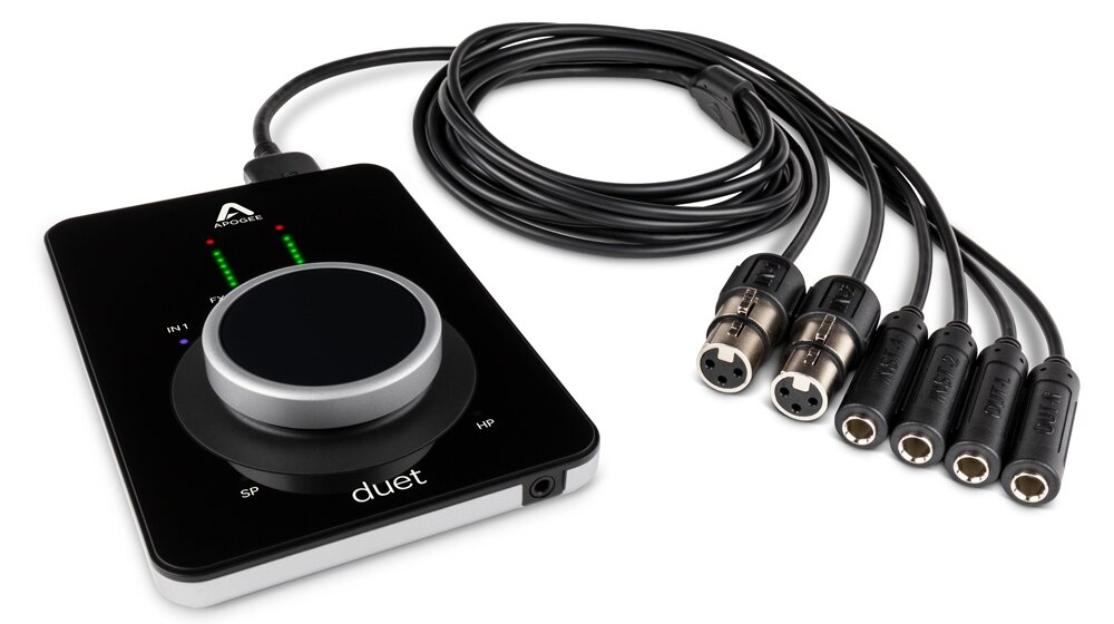 Apogee Duet 3 интерфейс USB-C