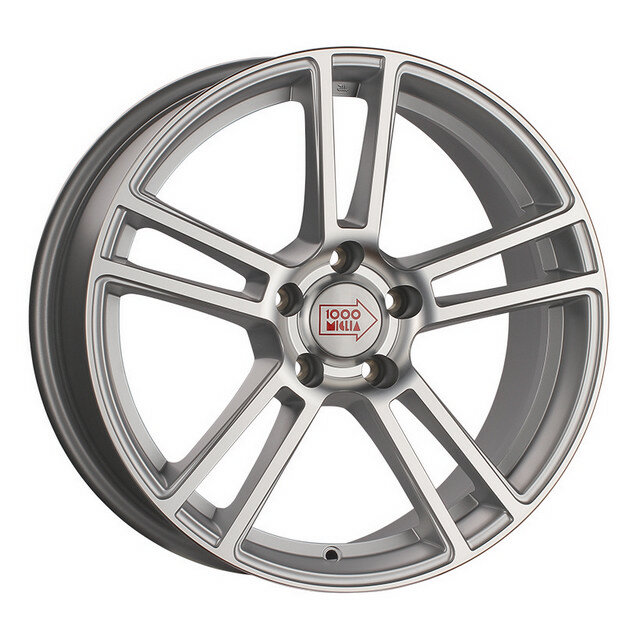 Колесный диск 1000 MIGLIA MM1002 8x18/5x120 D72.6 ET35 MATT SILVER POLISHED