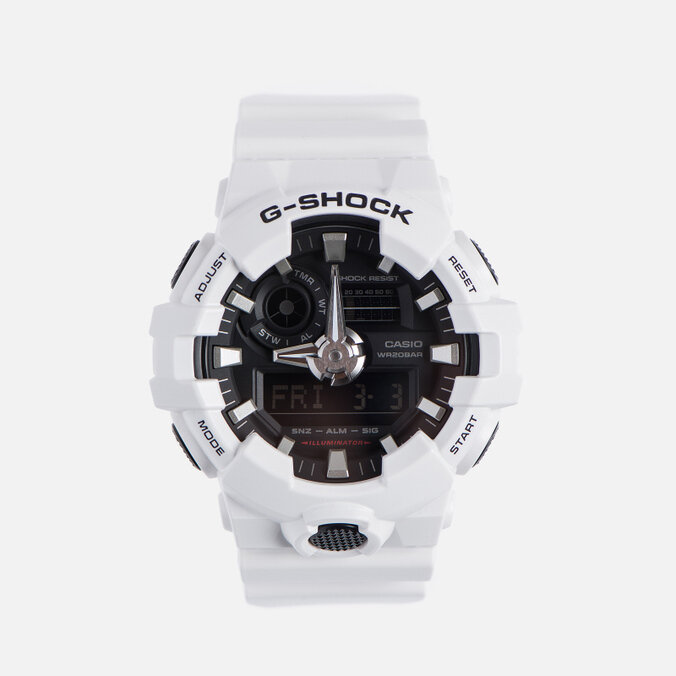 Наручные часы CASIO G-SHOCK GA-700-7A белый , Размер ONE SIZE