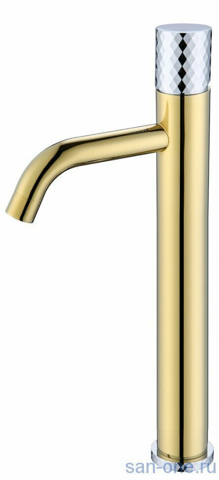 Смеситель STICK для умыв. выс. GOLD DIAMOND CHROME 122-GCR