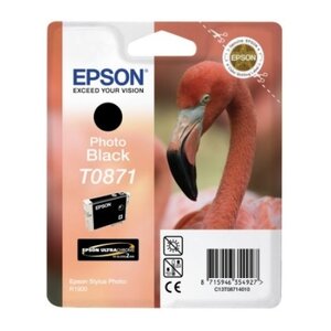Epson Картридж Epson T0871 Photo Black черный C13T08714010
