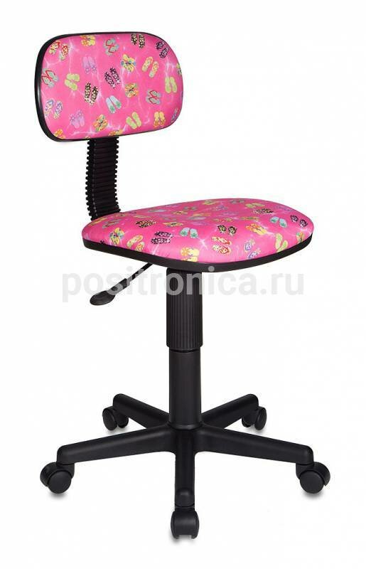 Кресло детское Бюрократ CH-201NX, обивка: ткань, цвет: розовый FlipFlop_P