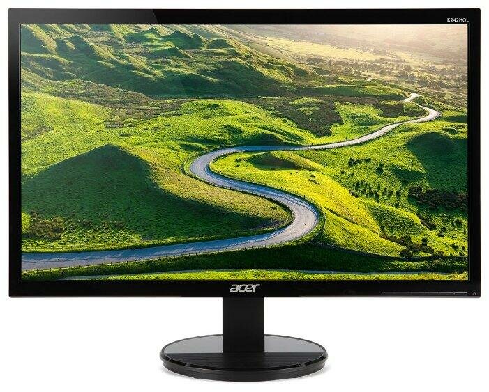 Монитор 24" Acer K242HQLbid черный VA 1920x1080 250 cd/m^2 5 ms DVI HDMI VGA UM.UX2EE.001