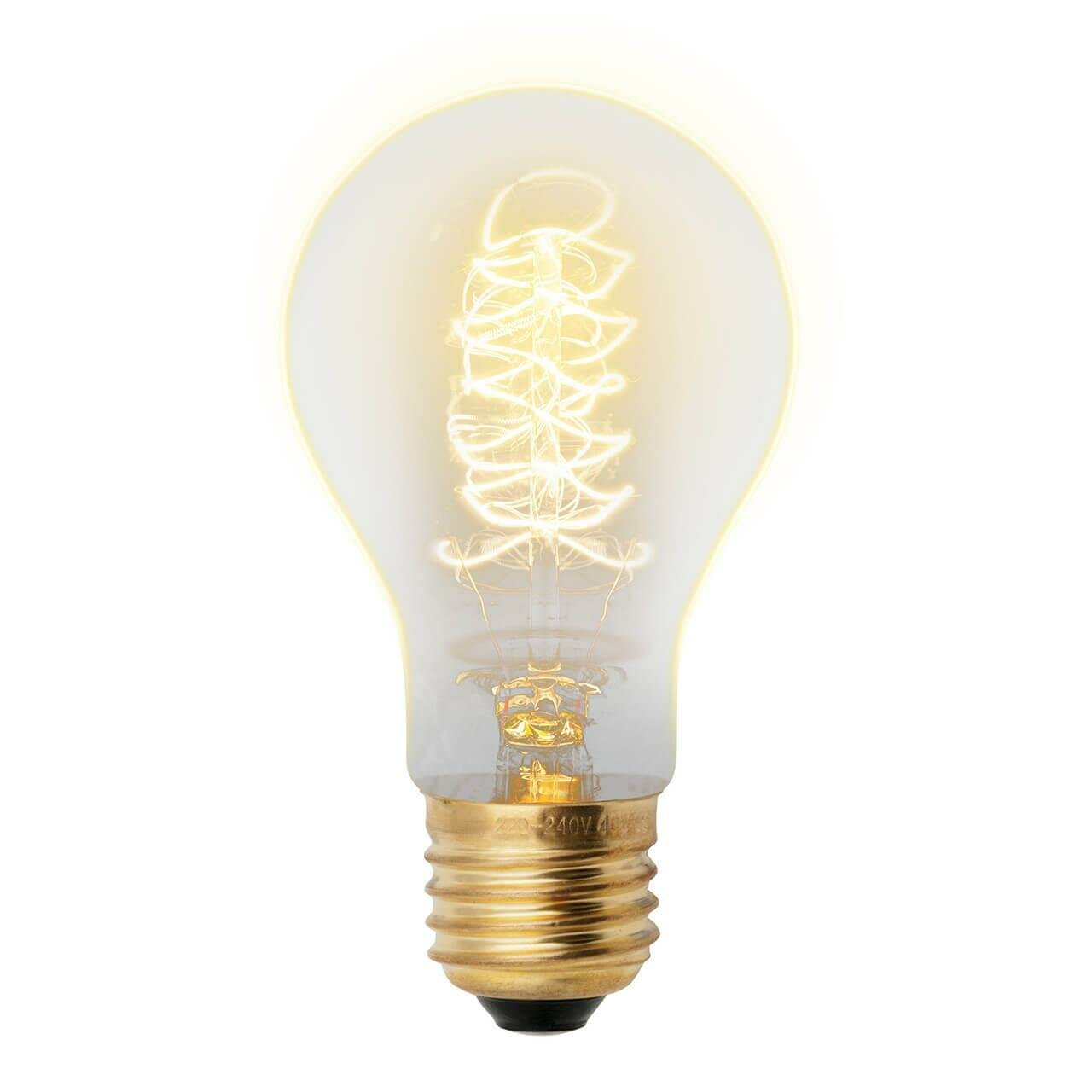 Uniel Лампа накаливания (UL-00000475) Uniel E27 40W золотистая IL-V-A60-40/GOLDEN/E27 CW01