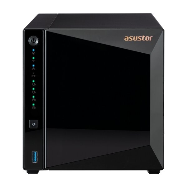 ASUSTOR AS3304T 4-Bay NAS/MPl/Cel 1.4GHz Quad Core/2GBDDR4/noHDDLFF(HDDSSD)/1x1GbE(LAN)/3xUSB3.2; 90IX01L0-BW3S00