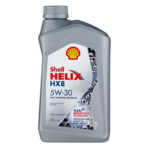 Моторное масло SHELL Helix HX 8 Synthetic, 5W-30, 1л, синтетическое [550046372]