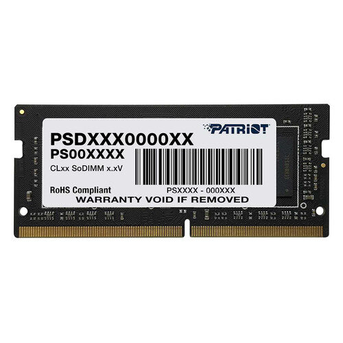 Модуль памяти Patriot Signature PSD416G240081S DDR4 - 16ГБ 2400, SO-DIMM, Ret