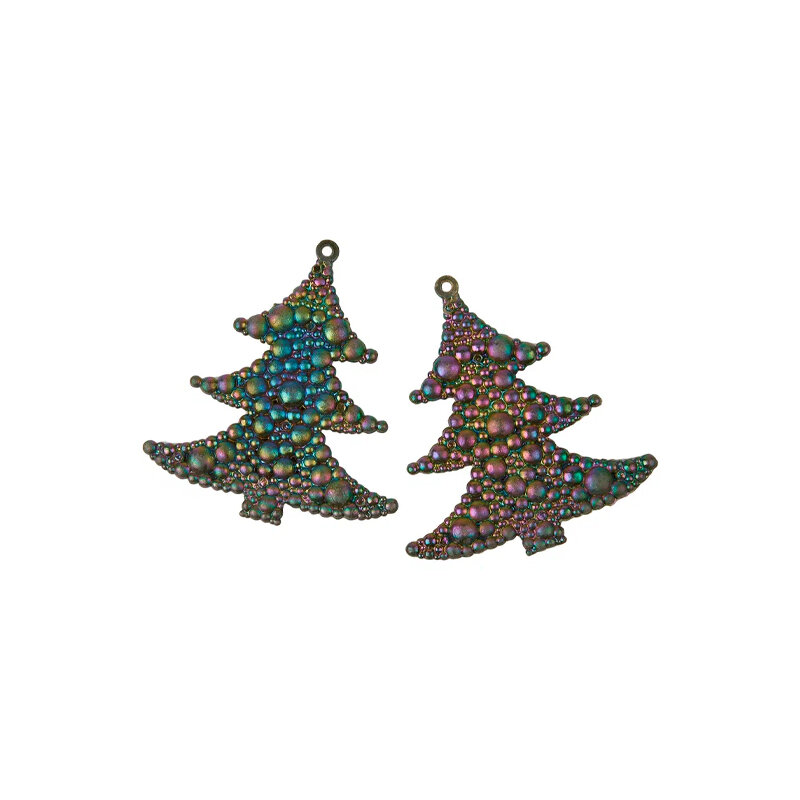 фото Новогоднее украшение Home Collection Елочка RAINBOW 10*9 см 2 шт