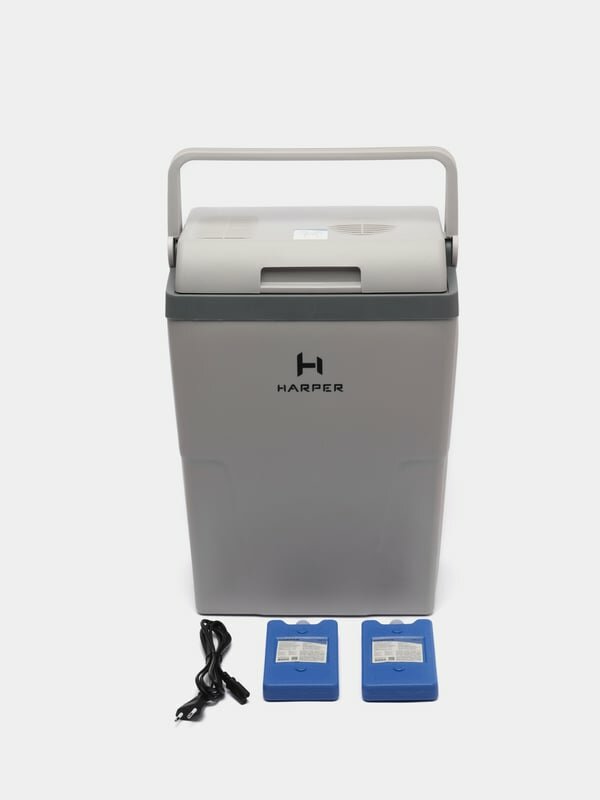 Автомобильный холодильник HARPER CBH-122 Объем - 22л цвет серый гарантия 1 год