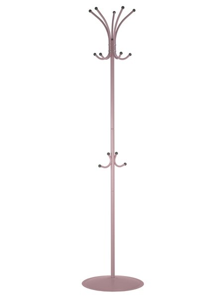 Вешалка напольная металлическая EDWARD, розовая - фотография № 1