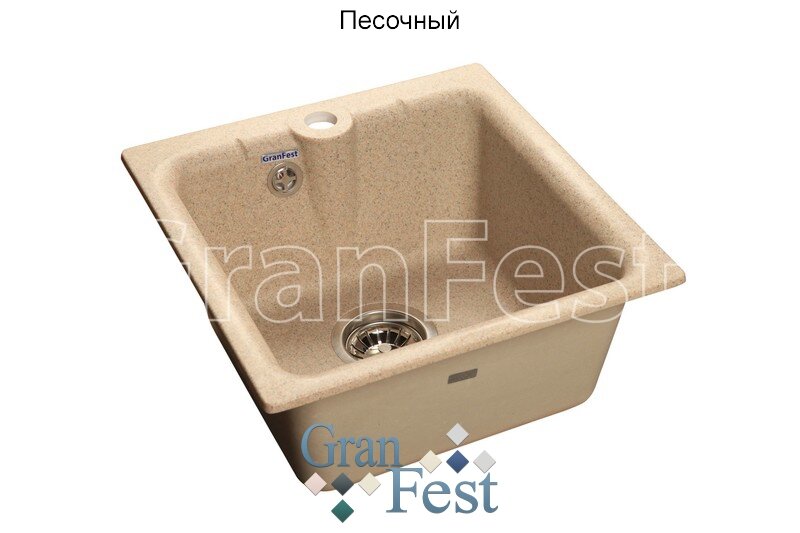 Мойка кухонная GranFest PRACTIK GF-P420 песочный