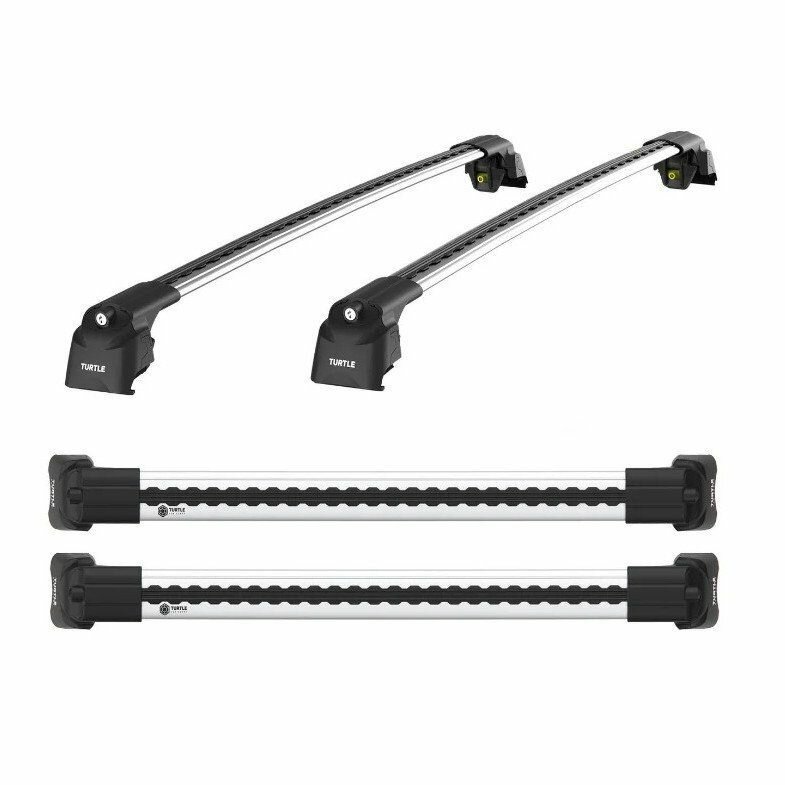Багажник Turtle Air 3 Silver для Peugeot Expert 2006-2017 (в штатные места) Арт. 26.TUR.03.06.A3.S