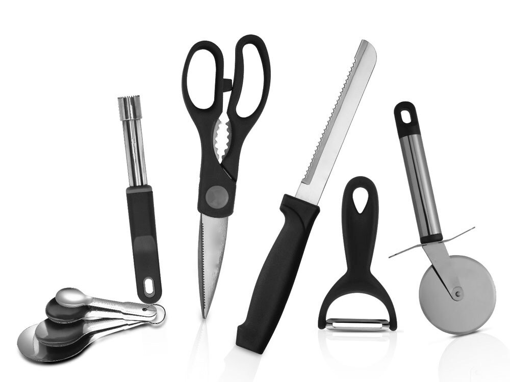 Набор кухонных ножей и аксессуаров из 6 предметов KS0002 - фотография № 1