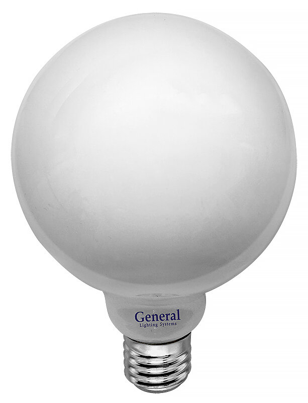 Лампа светодиодная GENERAL ECO FILAMENT матовая G125 8W 810Lm E27 2700K