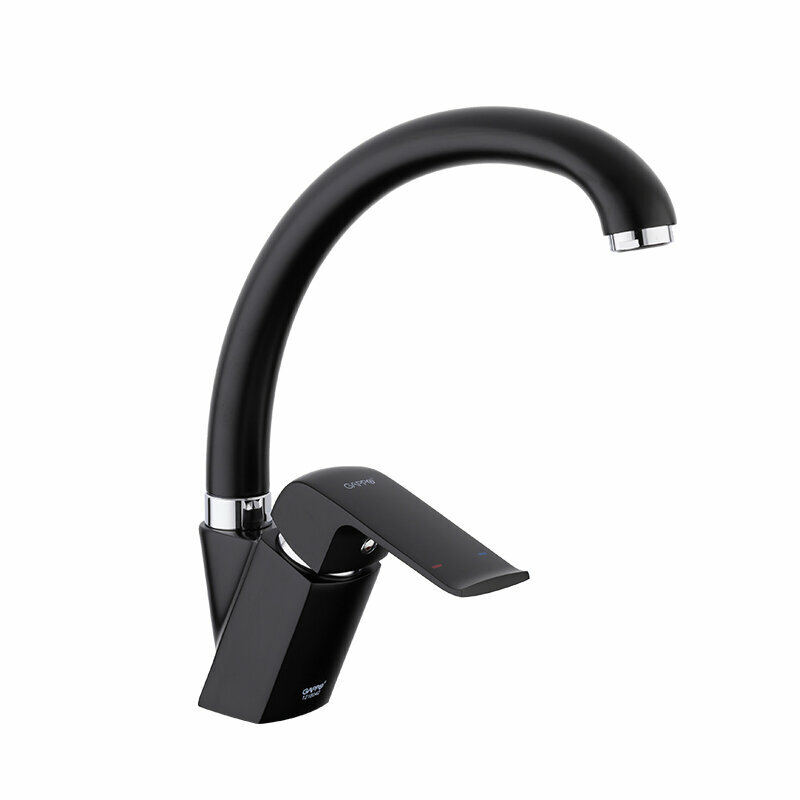 GAPPO смеситель для кухни черный G4150