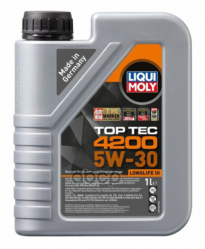 Liqui moly Масло Моторное Top Tec 4200 5w-30 1l