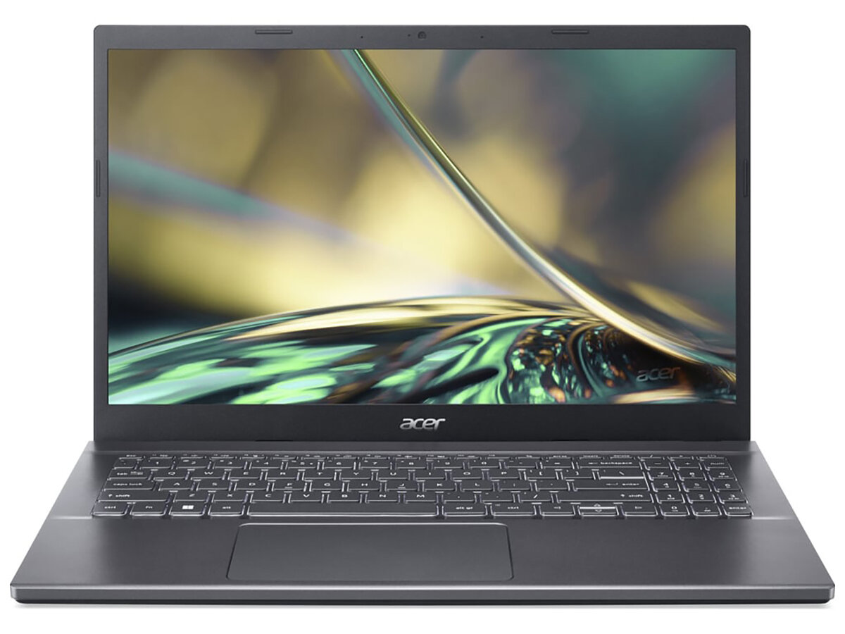 Ноутбук Acer Aspire 5 A515-57-51W3 NX.K3KER.006 (15.6", Core i5 1235U, 16Gb/ SSD 512Gb, Iris Xe Graphics eligible) Серый