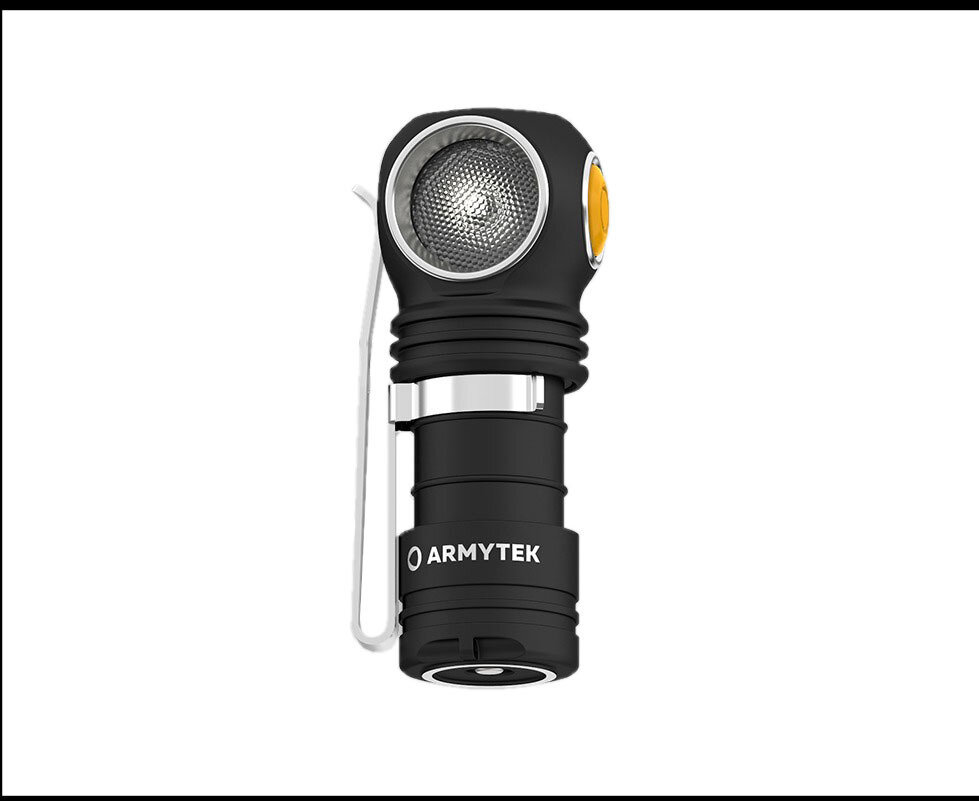 Универсальный фонарь ARMYTEK Wizard C1 Pro Magnet USB, черный / желтый [f09001w] - фото №5