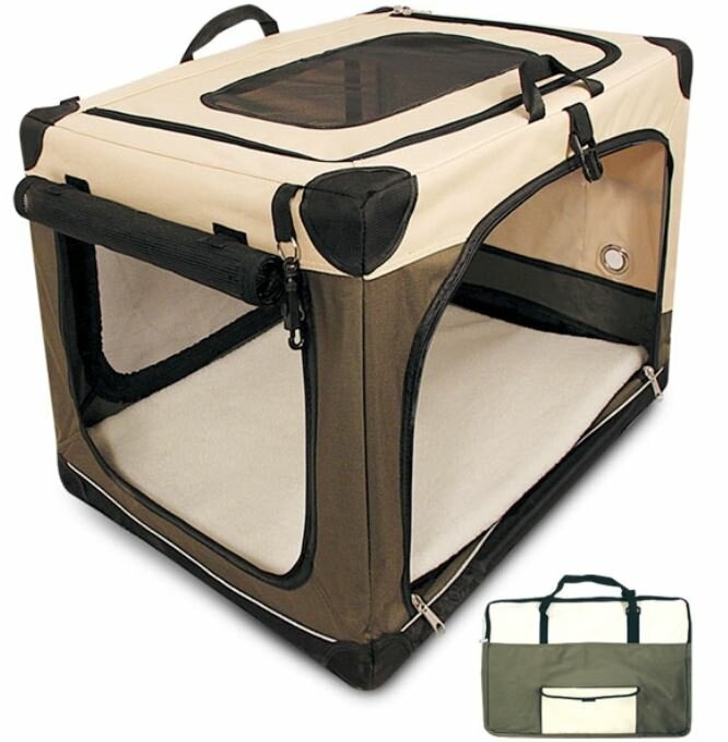 фото Triol Дом-тент складной для собак DCC1041A 61 х 45.5 х 43 см - размер S