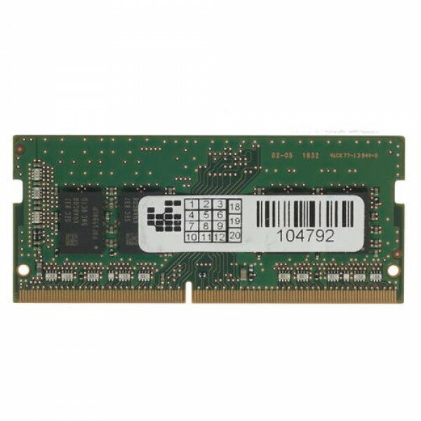 Оперативная память Samsung 8 ГБ DDR4 3200 МГц SODIMM CL22 M471A1K43DB1-CWE