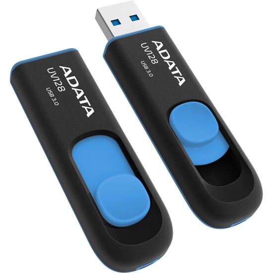 USB флешка ADATA DashDrive UV128 64Gb USB 3.0 blue