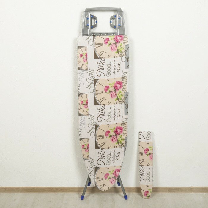 Доска гладильная Nika «Белль Классик 3», 112×34,5 см, два положения высоты 70, 80 см, европодставка микс - фотография № 6