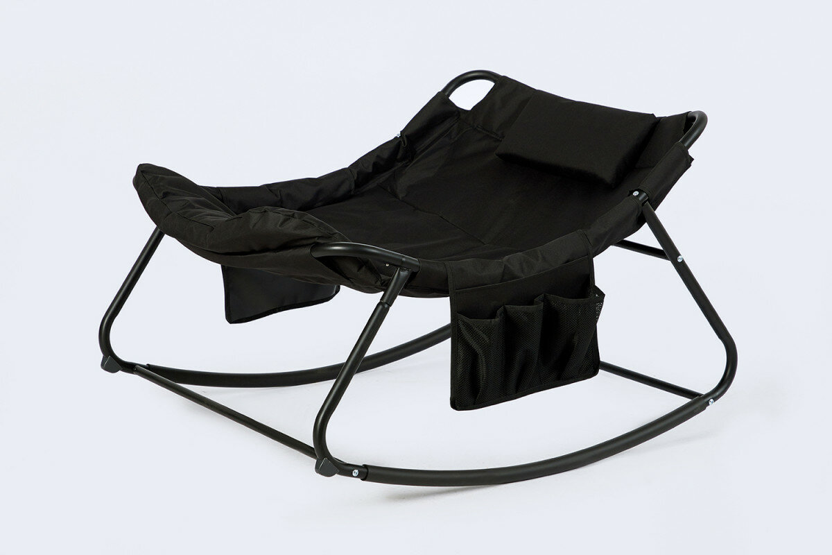 Кресло-качалка металл 86x108x69 см - фотография № 8