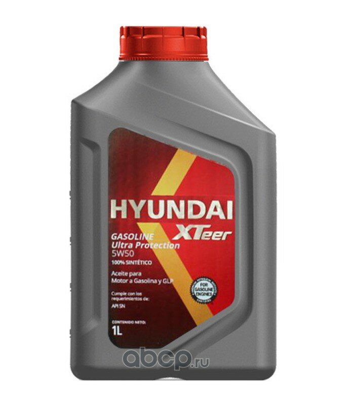 Масло моторное Hyundai Xteer Gasoline Ultra Protection 5W-50 1л