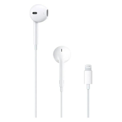 Гарнитура Apple EarPods, Lightning, вкладыши, белый [mmtn2zm/a]